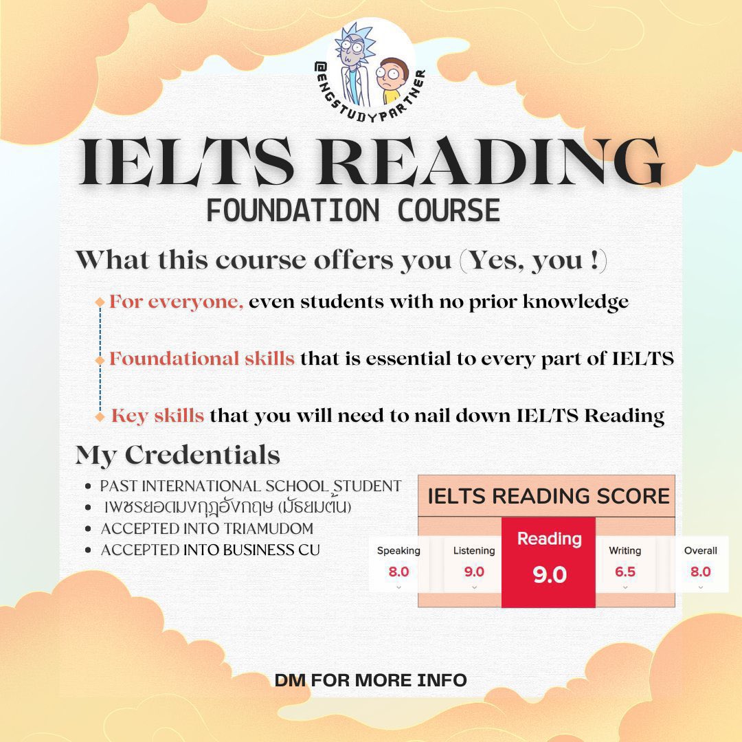 study partner | IELTS TUTOR | รับสอน-ติว ielts tweet media