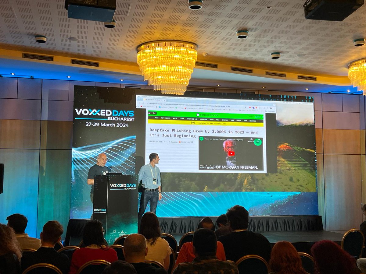 VoxxedBucharest's tweet image. In Crowne B room, join us as we welcome @olimpiupop and @spoole167 for a talk that examines the top AI frameworks under close scrutiny.

#itisfun #vdbuh24 #conference