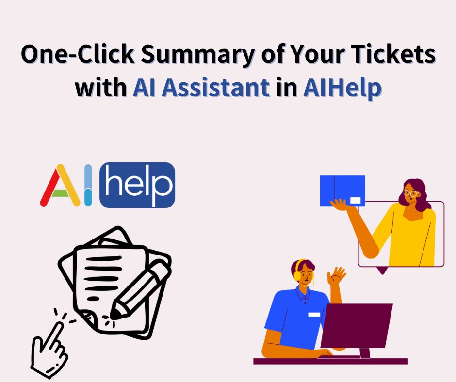 AIhelp1's tweet image. 🌟AI-Powered Summary of Tickets

With just one click, tickets will be automatically summarized, helping you swiftly understand user concerns and the latest developments.

Empower your customer service team with AI Assistant in AIHelp Now!🤖

#CustomerService #AI #AIHelp