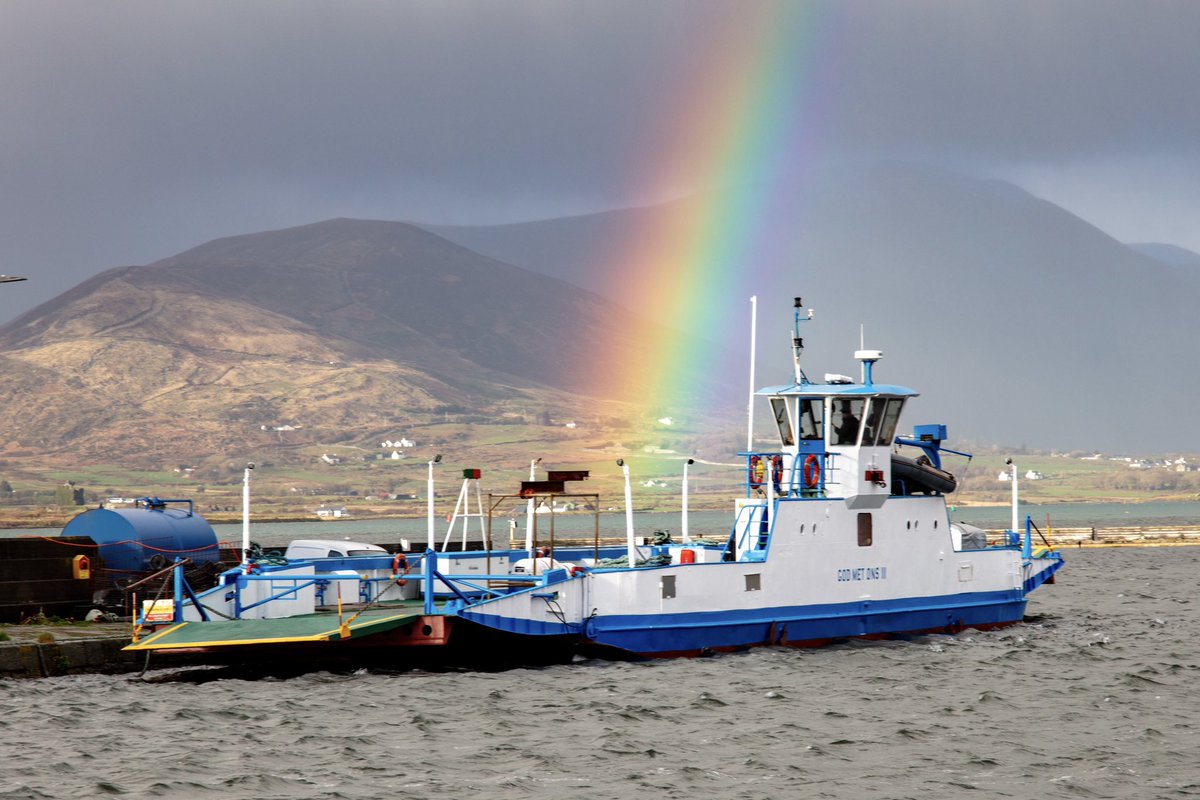 The Rainbow is a good omen for Valentia ferry <a href="/wildatlanticway/">Wild Atlantic Way</a> <a href="/SkelligSix18/">Skellig Six18 Distillery & Visitor Experience</a> <a href="/BrigidLaffan/">Brigid Laffan</a> @WeatherRTE <a href="/deric_tv/">Deric</a> <a href="/DALYGerard/">Dr. Gerard Daly</a>