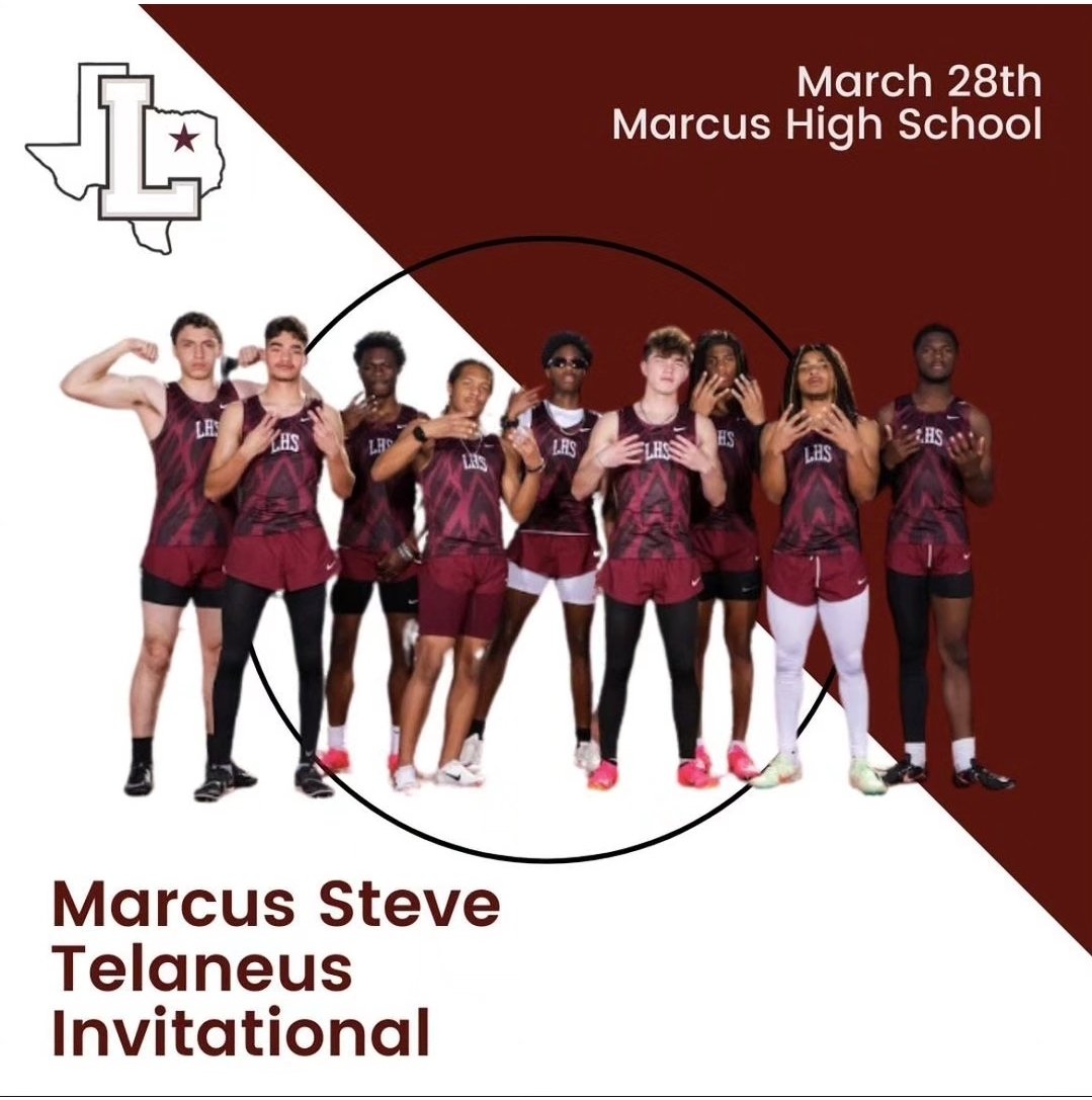 Track meet today: Steve Telaneus Invitational
Marcus High School
3/28/24
Field Events: 9:30
Running Events: 3:30
#thelew  #farmerstrong #farmerpride