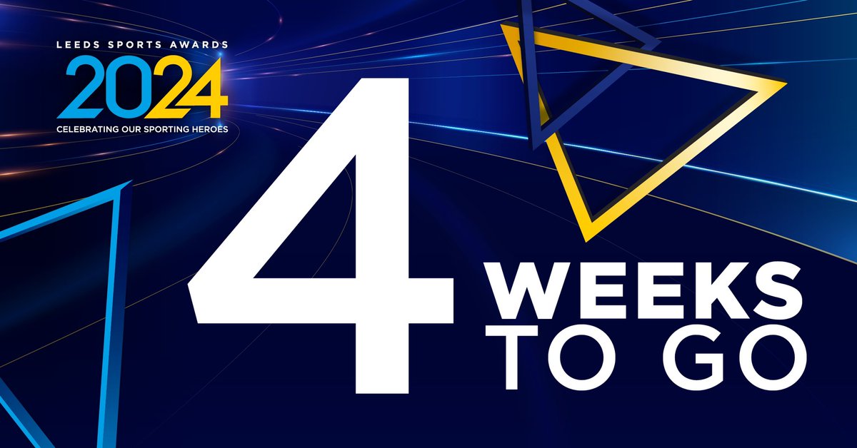 It’s 4 weeks until our celebratory Awards Dinner hosted at The Centenary Pavilion at @EllandRoad 🎉🥳 You have just over 2 weeks to grab your tickets, simply click the link below for more info 👇 bitly.ws/3fSRe #LSA24 #awardsdinner #awardsevening
