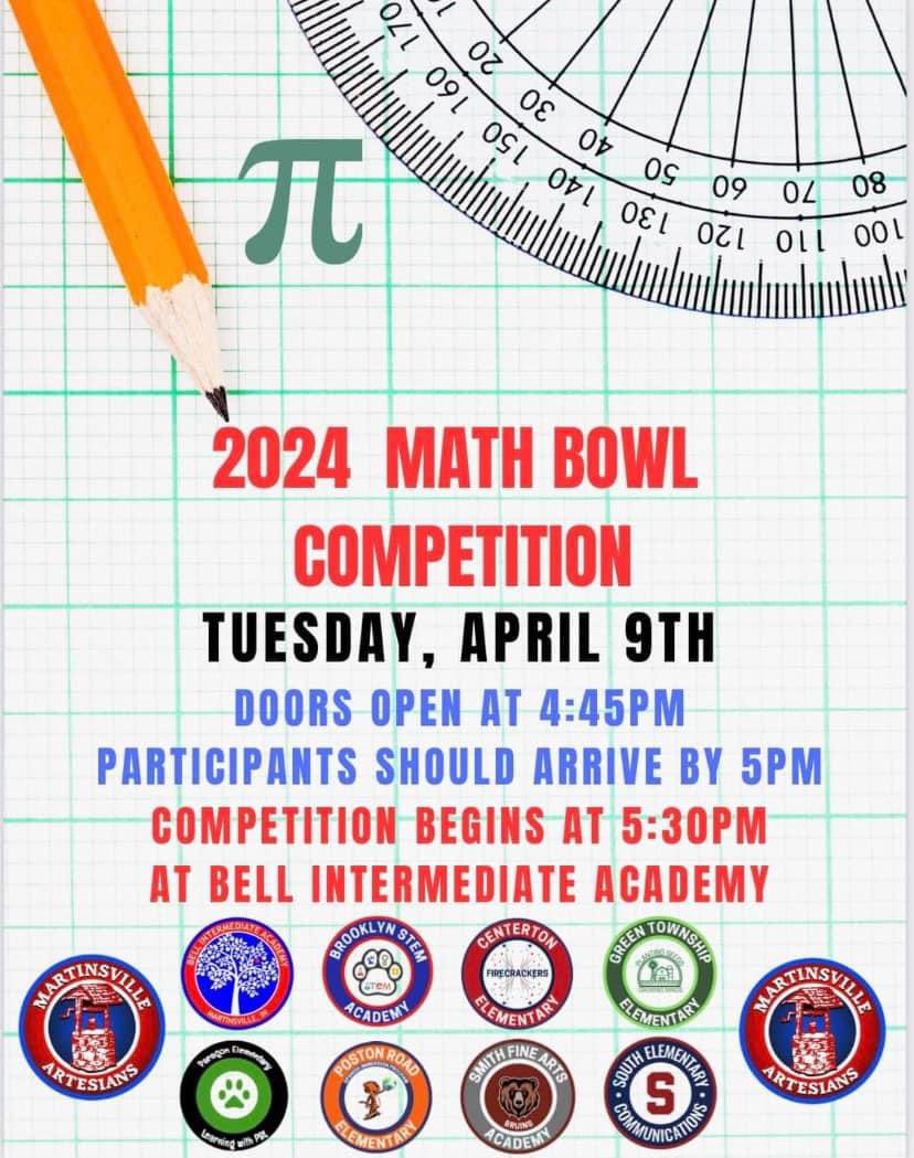 Come out and watch our Mathletes compete! Good luck to all the teams. @MSDMartinsville @ArtesiansUnited @ericbowlen