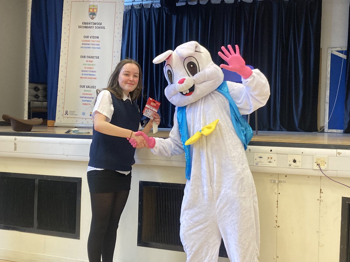 Senior Interhouse Celebration: well done Tiree House 🐰🐰🐰 #happiness #succeedingtogether