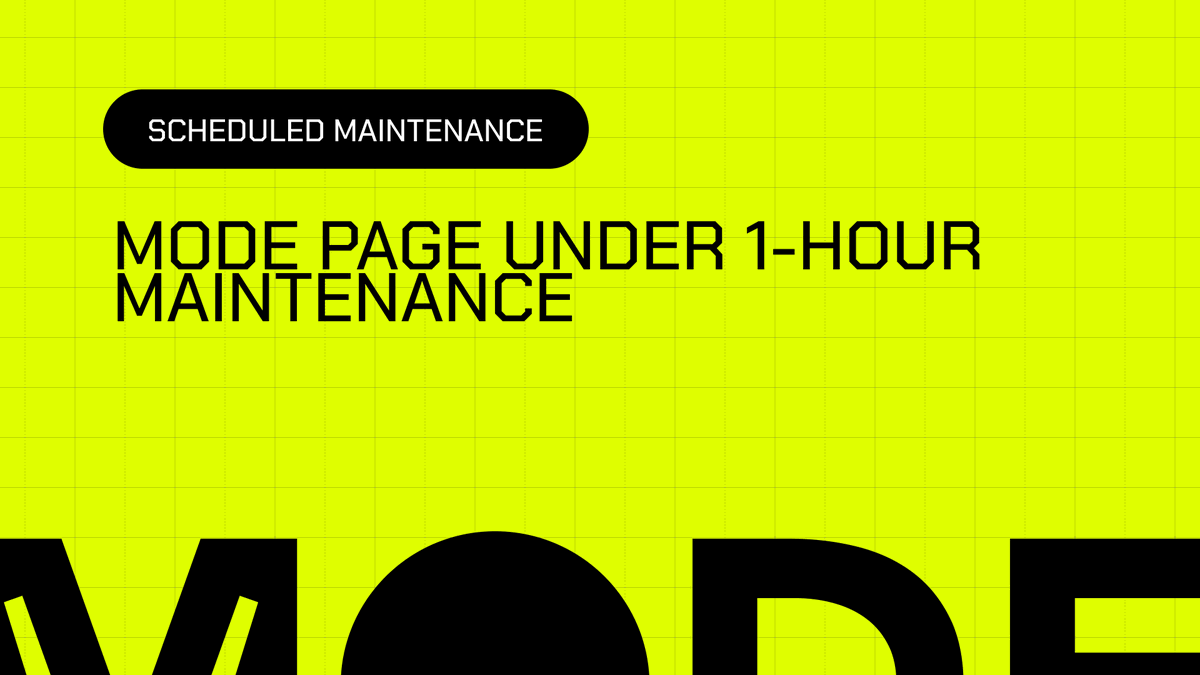 modenetwork's tweet photo. Maintenance Update 🟡

Our site will be entering Maintenance Mode for the next hour 🛠️

We're tuning up to ensure you have an even smoother experience ahead.

Thank you for your patience and understanding. 

Stay tuned for more updates 📻 https://t.co/sSJdmYblRM