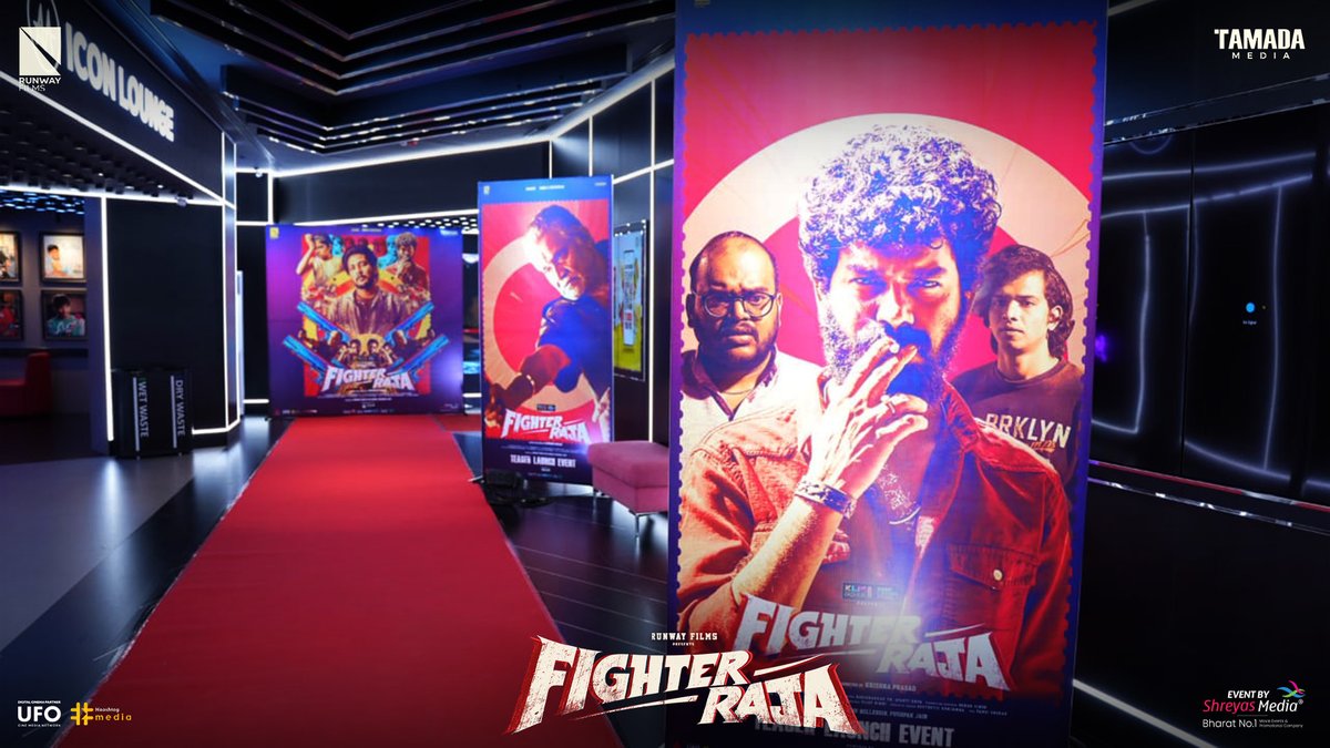 shreyasmedia's tweet photo. Exhilarating arrangements made for The Grand Teaser Launch Event of #FighterRaja 🤩💥
Watch Live Here: ▶️https://t.co/MYl8JvinlO
@raamzofficial @maya_skrishnan @TanikellaBharni #HarshRoshan #ShivaNandan @smaran9 @dineshyadavb @runwayyfilms @shreyasgroup https://t.co/FyirSGN5p5