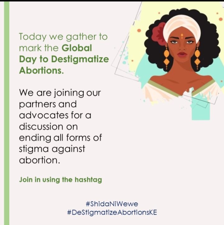 Access to comprehensive Sexual and reproductive health services is essential for Women's wellbeing. Women should have equal access to abortion services. #DestigmatizeAbortionKE #SafeAbortion #ShidaNiWewe @TICAH_KE @WCboke