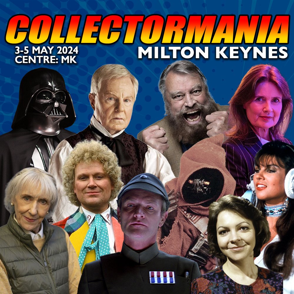 📢 COLLECTORMANIA RETURNS TO MK 📢 Collectormania is back @centremk from 3-5 May and it's promising to be an amazing weekend out for families, collectors and every other type of pop-culture enthusiast! And admission is completely FREE! 👍 Find out more: destinationmiltonkeynes.co.uk/news/collector…