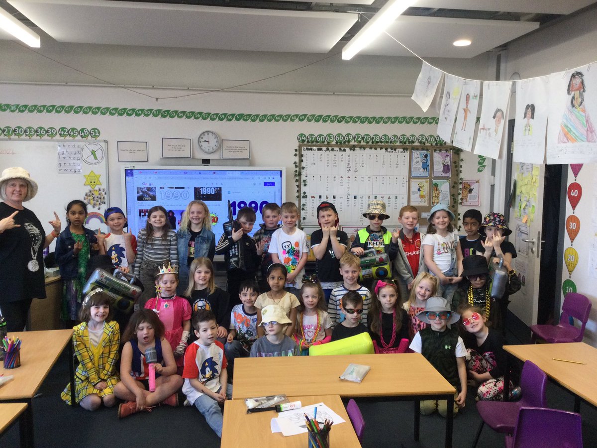 90s vibe in Year 2! <a href="/AcreHall/">Acre Hall Primary School</a>
