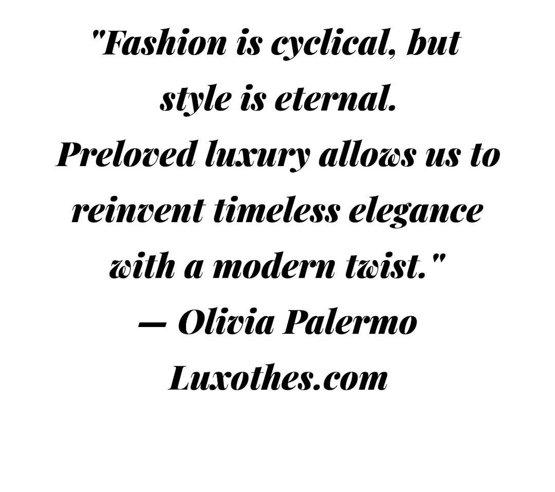 „#Fashion is #cyclical, but #style is #eternal. #Prelovedluxury allows us to #reinvent #timelesselegance with a #moderntwist.' - #OliviaPalermo
#naturalfabrics #prirodnimaterialy #prirodnilatky #prirodnilatka #natural #prirodni #fashionquotes #quotes #citaty #modnicitaty
#móda
