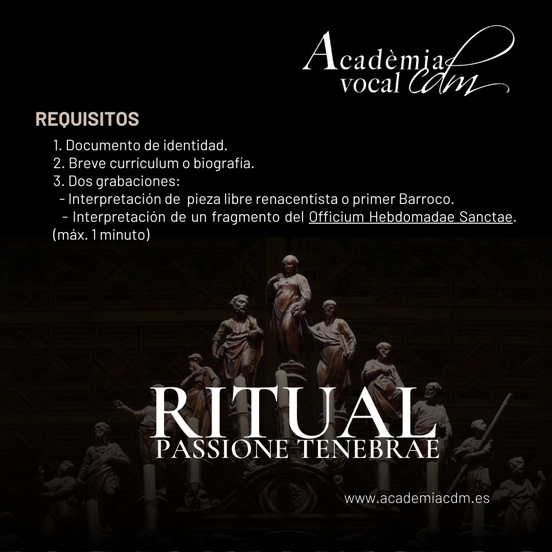 💥 Buscamos cantantes!
Aún estáis a tiempo, hemos ampliado el plazo ✨ hasta el 7 de abril ✨  
No pierdas esta oportunidad de vivir esta experiencia junto a <a href="/MarcoeLeonDeOro/">Marco Antonio García de Paz (MGP)</a> 
📥 academiacdm.es/avcdm-inscripc…