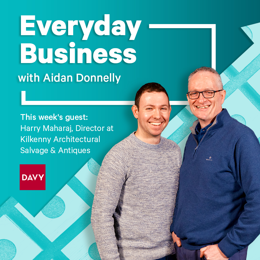 The next episode of 'Everyday Business with @aidandonnelly1' is out now. This week’s guest is Harry Maharaj, Director at Kilkenny Architectural Salvage & Antiques Salvage & Antiques. Listen on @Spotify today - open.spotify.com/episode/0oNqOH… #podcast #insights