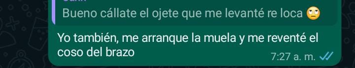 Re tranqui empezamos el jueves...