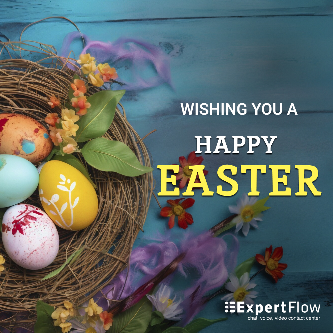Expertflow's tweet image. Happy Easter from all of us at Expertflow.