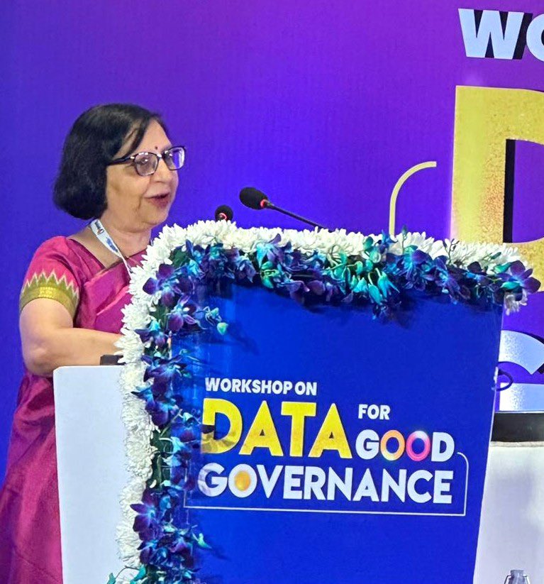 Unlocking the power of data with the Unified Data Exchange Platform! Collaboration and innovation made easy. ~ Ms. Alka Misra, Dy. Director General, @NICMeitY at the workshop: Data for Good Governance. #NICMeitY #DataExchange #Innovation #DigitalIndia #DataGovernance
