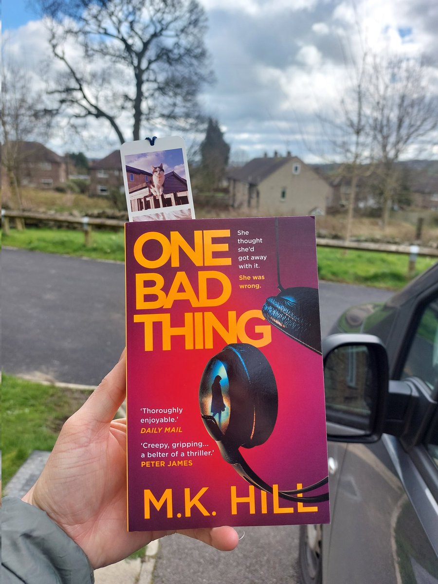 My latest read! Back to an author I loved last year, @markhillwriter 😃 #BookTwitter 📚