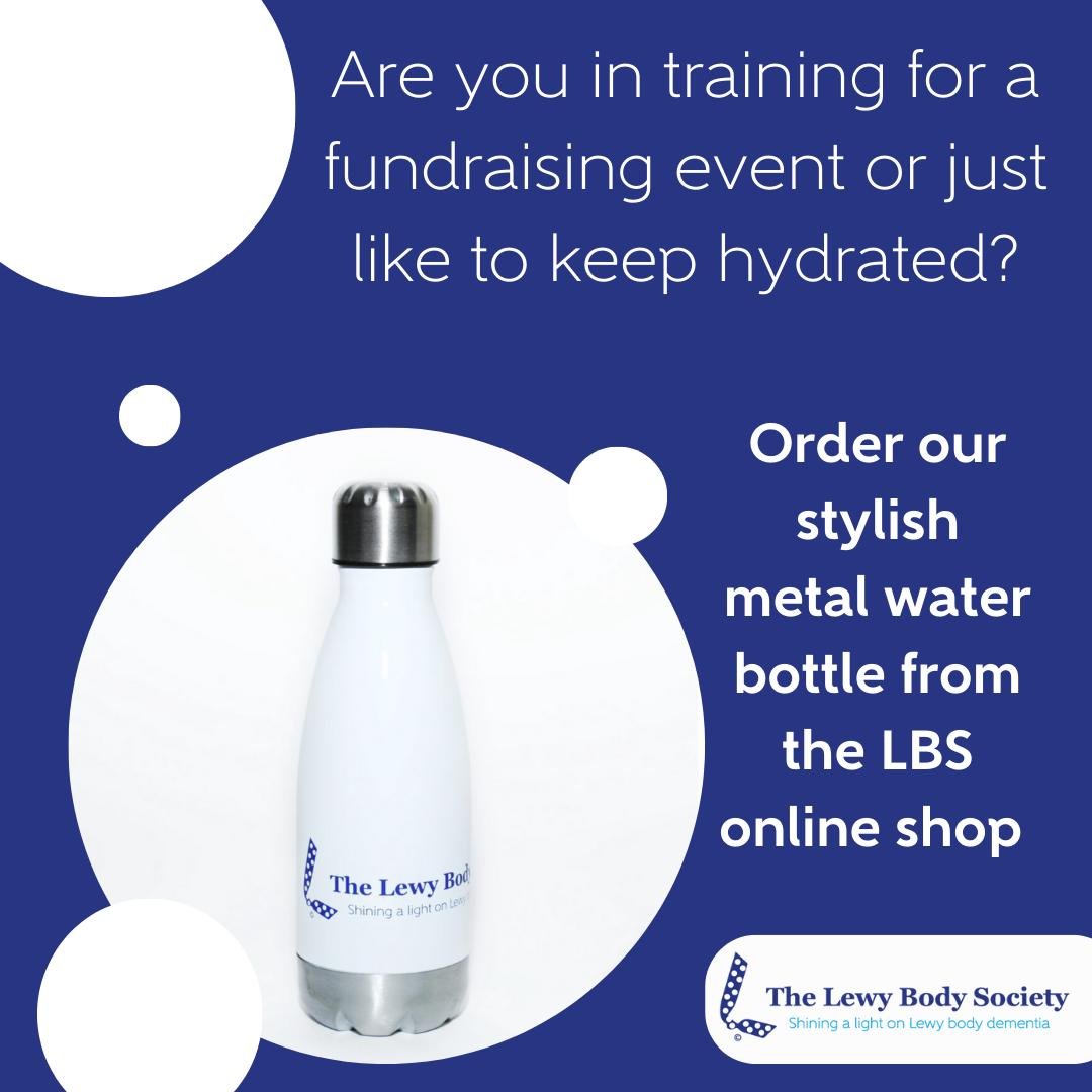 With less than a month to go until the TCS London Marathon, are you one of our fabulous fundraising runners working up a thirst in training or do you always like to keep a bottle of cold water on your desk at work? In the Lewy Body Society online shop, we have these stylish