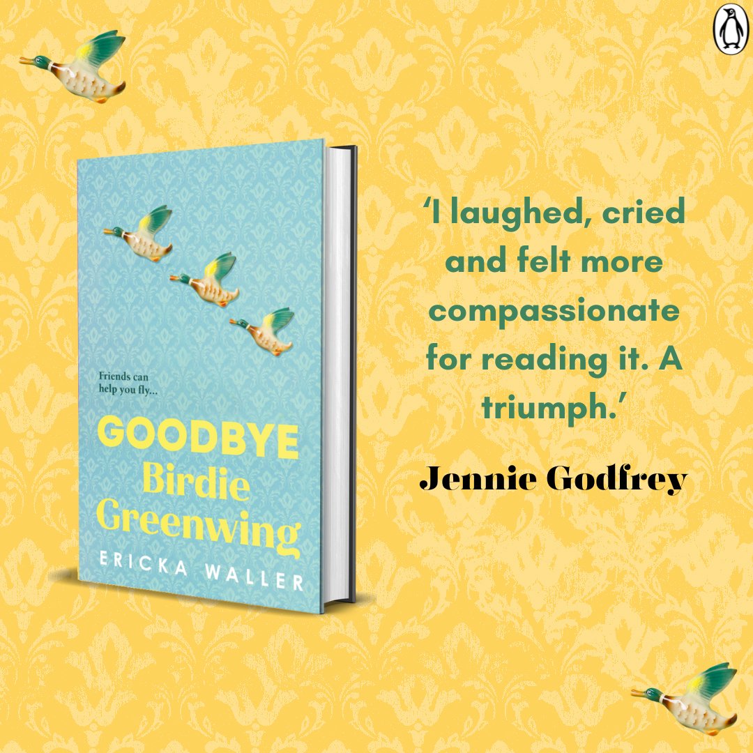 'Heart-warming, relatable and hard to put down' ⭐️⭐️⭐️⭐️⭐️ Goodbye Birdie Greenwing is the uplifting new novel by @ErickaWaller1 that is capturing the hearts of readers Out 18th April and available to pre-order: amazon.co.uk/Goodbye-Birdie…