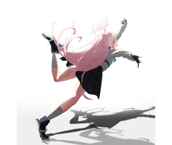 ブルアカ 手描き イラスト 店員風イラスト 3枚セット ミカ ホシノ カズサ FawQvJmaIAU4qFe.jpg:small