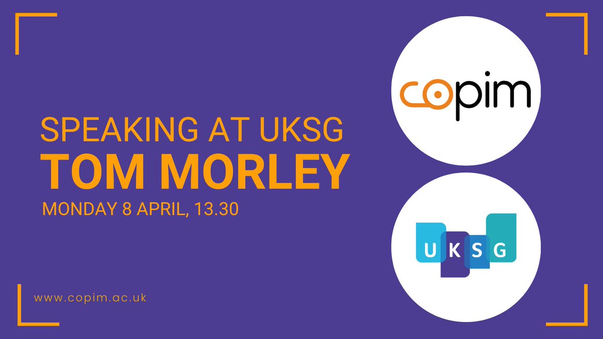 🎙️'Making it possible and making it easy: Research Culture and Open Access Monograph' 🗣️Tom Morley (@T_Morley22) (Lancaster University) 📅Monday 8 April, 13.30 #UKSG24 (2/6)