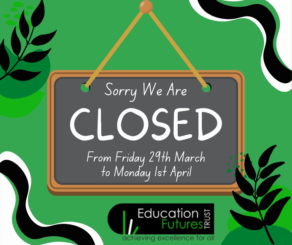 🐣Please note that our office will be closed on Friday 29th March over the Easter bank holidays🐥 🐰We will be back in on Tuesday 2nd April 🪺 Wishing you all a lovely break 🌷