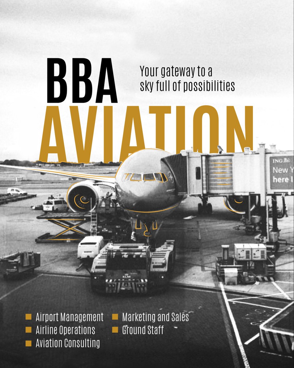 The BBA in Aviation course opens doors to an incredibly diverse array of career paths, and graduates from SSMRV College find themselves at the forefront of an industry that connects the world.

#GoChangeTheWorld #Aviation #BBA #SSMRV #AviationManagement