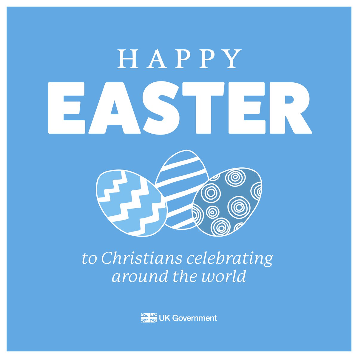 We wish all Christians celebrating in the UK and around the world a happy #Easter