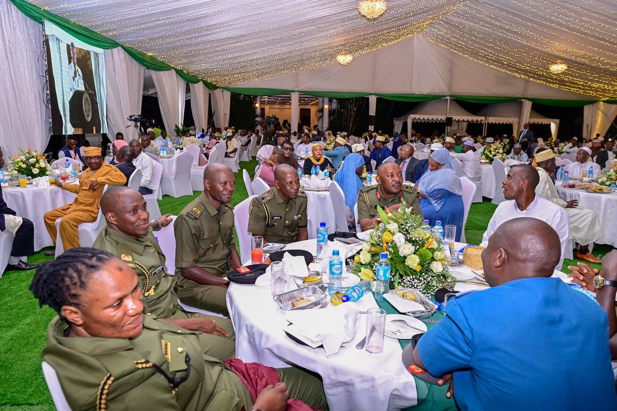 The Iftar Dinner at State House Entebbe.