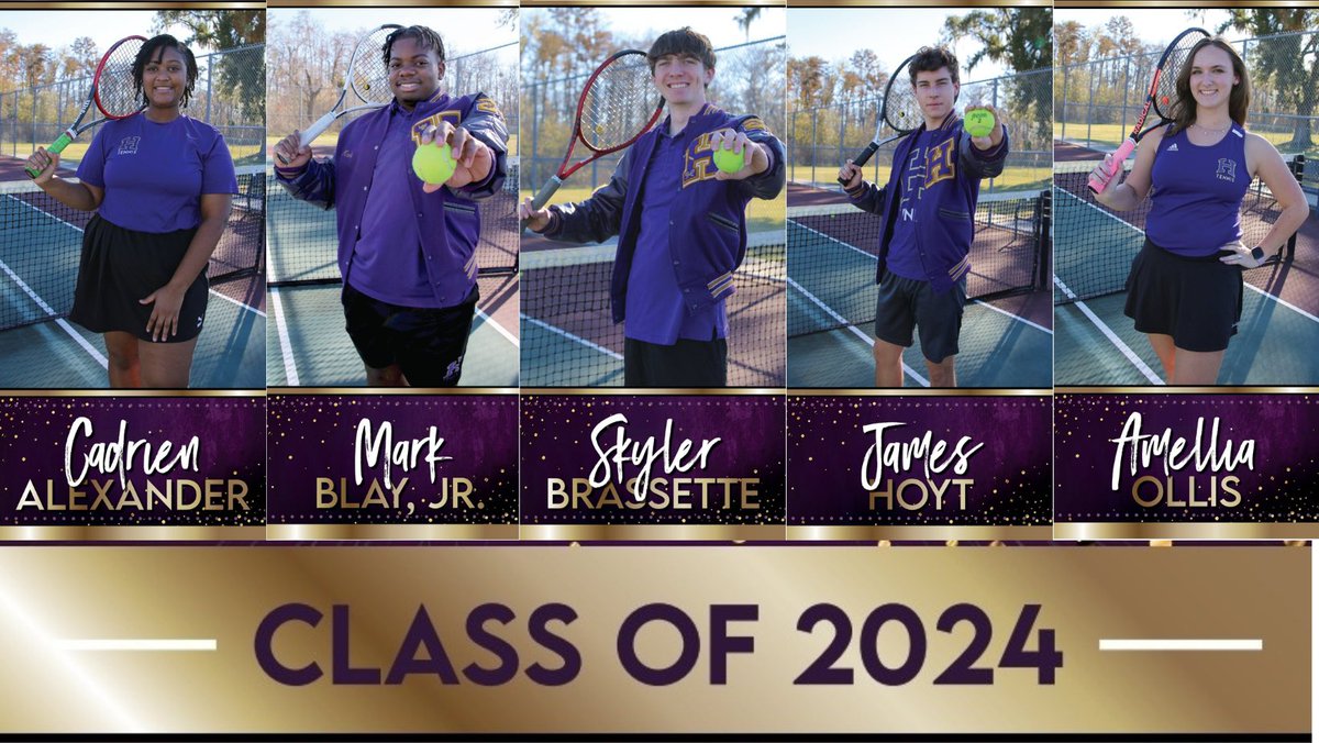 SENIOR SALUTE 🎾🐅 📆 Thursday, March 28 ⌚️ 2:45 PM 📍 Hahnville High School 🎒NO bags larger than 6”x4” except for clear bags no larger than 12”x12”