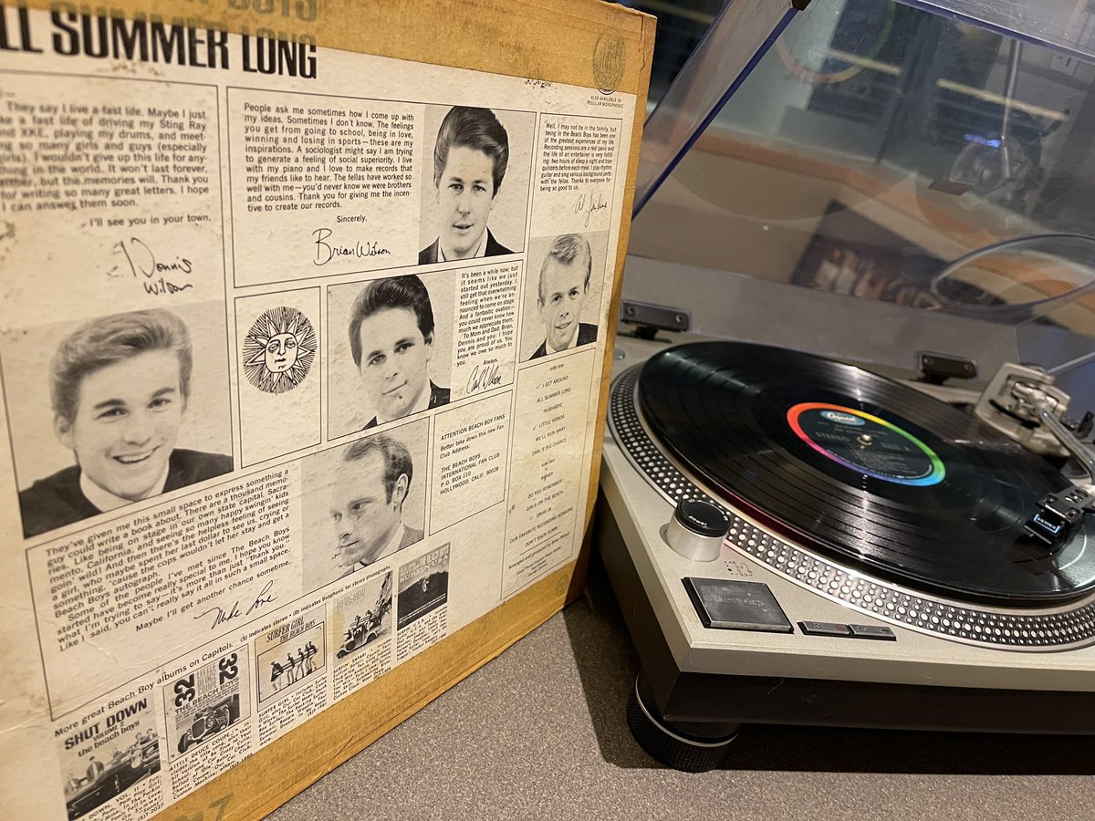 A new documentary about The Beach Boys is coming to Disney+ on May 24. The Beach Boys released 3 albums in 1964, including ‘All Summer Long’. #VinylTapCurrent