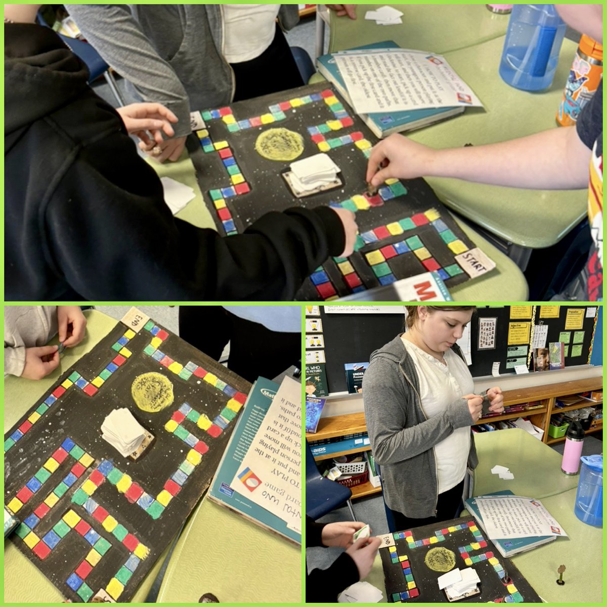 We had so much fun this week with Sam, our Youth Worker, playing all of the mental health & wellness board games students created. So much learning and enjoyment already! 📸🃏🎲 #BlessedBeyondBelief @alcdsb_stpe @alcdsb