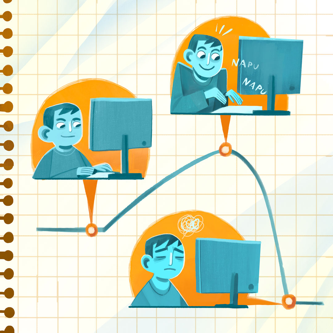 On aika pitää huolta autismikirjon ihmisten toimintakyvystä ja ottaa kohtuulliset mukautukset työelämässä käyttöön.
Tällä viikolla vietetään autismitietoisuuden viikkoa teemalla #AikaToimia.
Kuvitus: Netta Lehtola