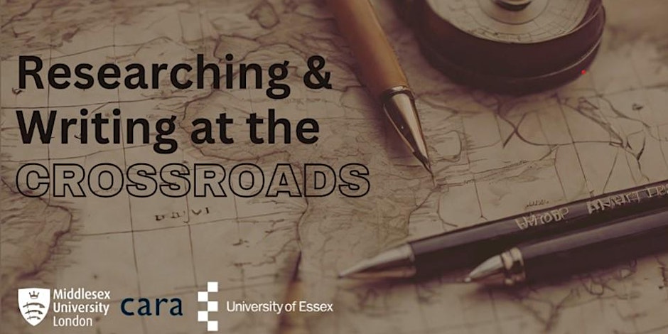 📢 Researching & Writing at the Crossroads📢 A 12-session course run by academics from @MiddlesexUni and @Uni_of_Essex, in partnership with @CARA1933, aiming to challenge conventional academic researching and writing. 📅10th April 2024 ⏲️16:00 GMT eventbrite.co.uk/e/researching-…