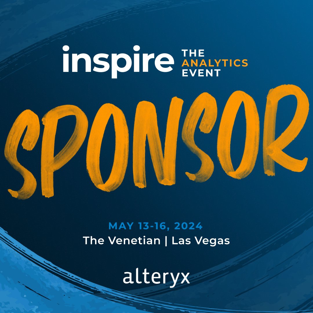 We're excited to announce that we're sponsoring #AlteryxInspire 2024 in June! Looking forward to 4 days of connecting with the @Alteryx team and showcasing how #analytics workflows can be supercharged with safe, private synthetic data. lnkd.in/gm_6_mhN