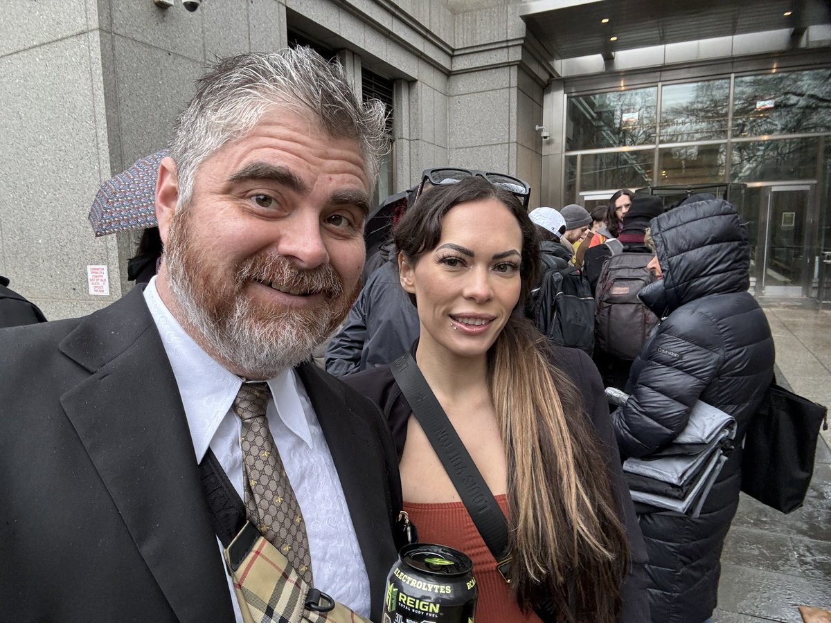 BenArmstrongsX's tweet image. Historic day today in NYC at @SBF_FTX’s sentencing hearing with the @DuchessOfDeFi. It’s a big day for crypto and the closure of one of my many arcs.

For the record, I take no joy in watching a man sent to prison possibly for most of his remaining life.