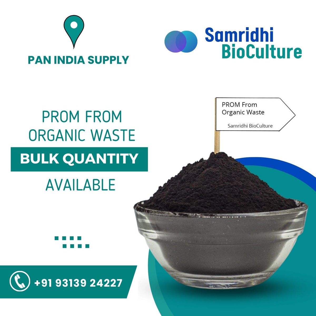 PROM From Organic Waste
PROM Is An Organic Fertilizer Containing Fine Particles Of Phosphorus Which Helps In The Overall Growth Of Plants.
.
To place the order online, please visit us at:
samridhibio.com/prom-from-orga…
Mobile Number: +91 9313924227
.
#agriculturetechnology