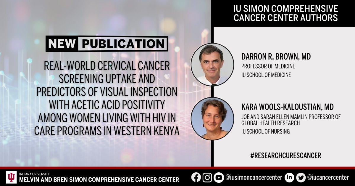 Our very own Darron R. Brown (@darron_brown_md), MD, Kara Wools-Kaloustian (@kwools3), MD, and colleagues recently published a new article in @JCOGO_ASCO. Learn more: ow.ly/nPeA50QKZKU. #ResearchCuresCancer #NCIcomprehensive