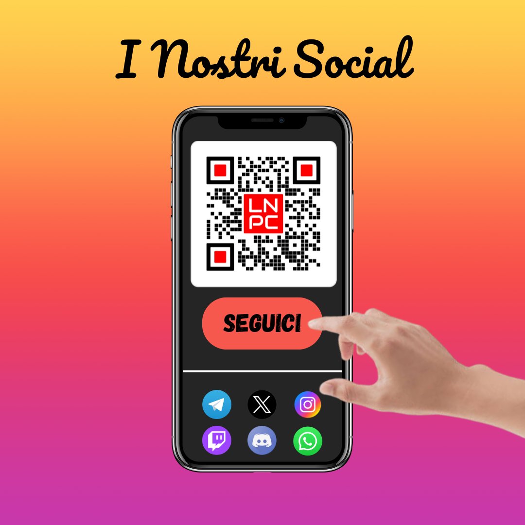 Buongiorno ragazzi, oggi facciamo un po' di sponsor ai nostri social...seguiteci dovunque❤️❤️❤️❤️

Instagram: instagram.com/lnpc_cup/
Whatsapp: chat.whatsapp.com/DrzFCGKkJJU6XK…
Calciomercato ProClub: t.me/lnpc_proclub
Twitch: twitch.tv/lnpc_cup