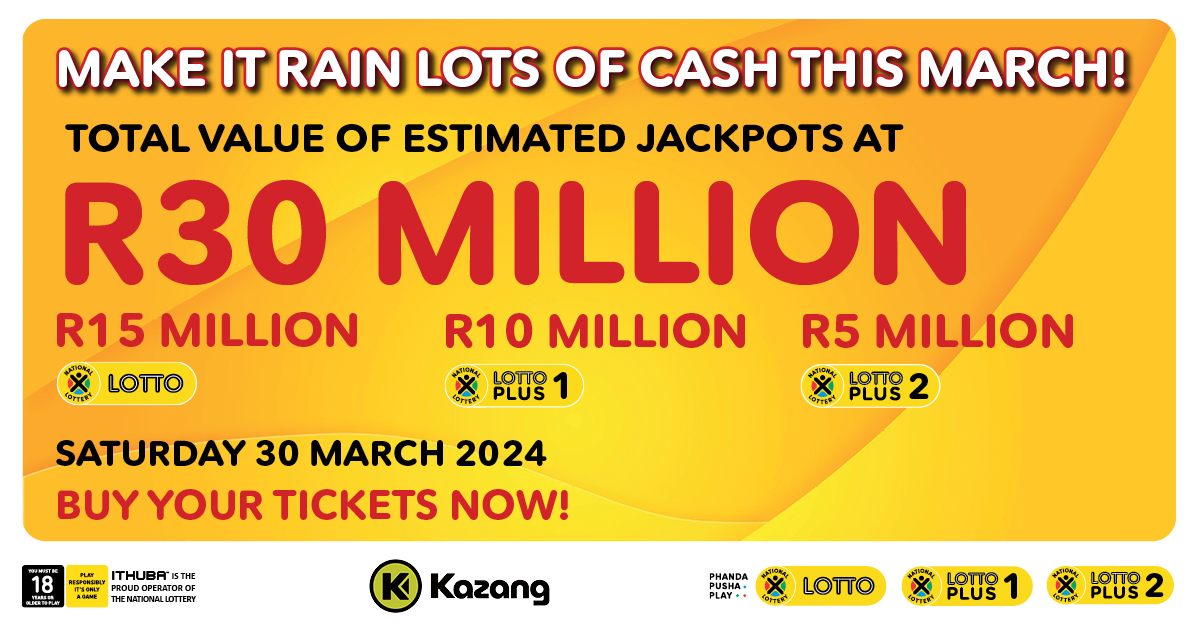 Feeling lucky?💰 Don't miss out on your chance to win in the lotto jackpot! 🎉Head to your nearest store and grab your ticket now!