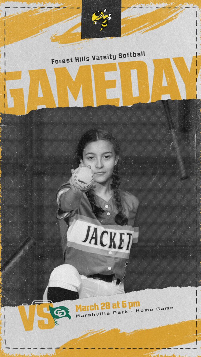 SoftballFHHS's tweet photo. Game Day 3/28 - HOme game at Marshville Park 6 pm https://t.co/4WvbUtExqZ