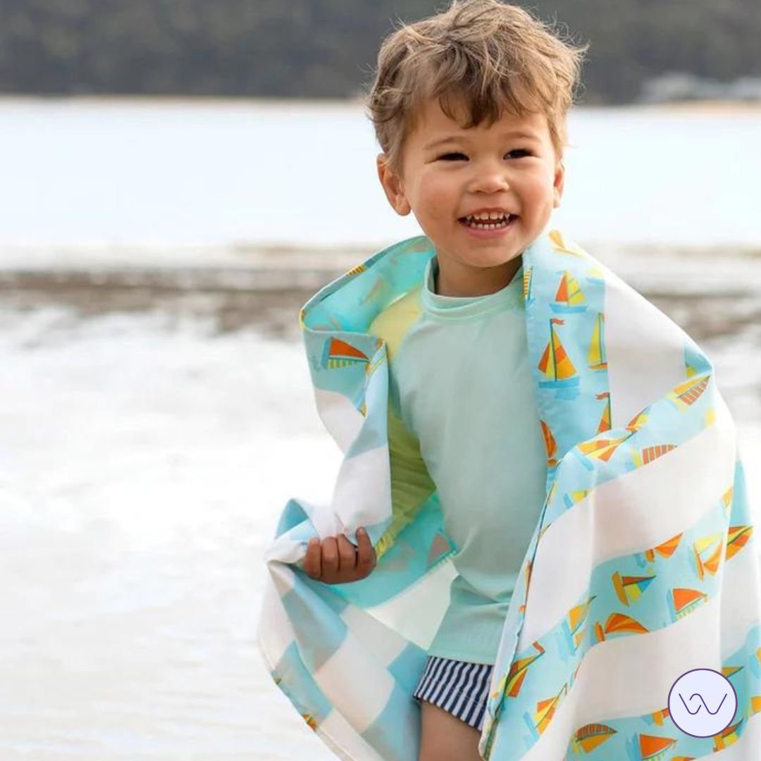Keep your kids dry and stylish! Our Quick Dry @DockAndBay Kids Beach Towels are not only chic but also eco-friendly, crafted from 100% recycled plastic bottles. 🌊♻️

#DockAndBayKids #incontinenceswimswear #incontinence #swimwear #urinaryincontinence  #bowelincontinence