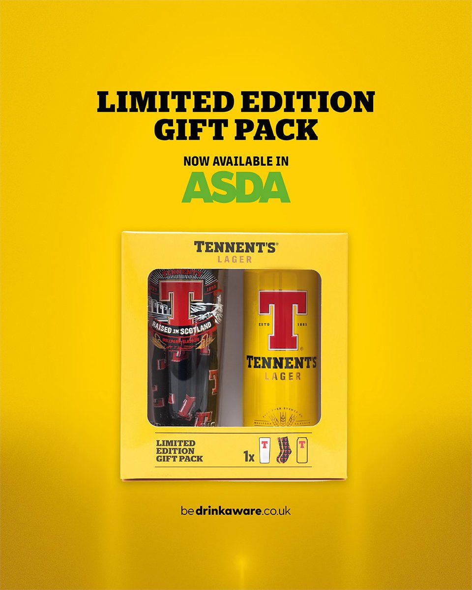 Forget the eggs 🍻 Back for a limited time only, grab the Tennent’s Giftpack from selected Asda stores across Scotland before they’re gone. 🙌 🍺 Find your nearest participating store via the link below. 👇 tennents.co.uk/partnerships/g…