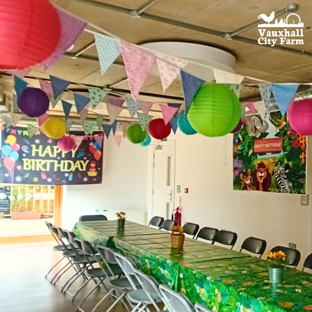 🎉Spring Birthday Party Offer! 🎉 Celebrate your child's special day at Vauxhall City Farm! Click Here: buff.ly/3Qhl #parentandbaby #dowtk #londonparents #londonmums #londondads #thingstodowithkids #takeyourkidseverywhere #mumsnetwork #London #BirthdayParty