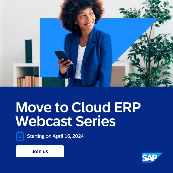 giselapicaro's tweet image. 📣 We&apos;re thrilled to launch transformative weekly webcast series &quot;Move to Cloud ERP – A Practical Guide&quot; beginning on April 16, 2024. Register at imsap.co/6011ZddUV today. Looking forward to seeing you there! 

#DigitalTransformation #CloudERP