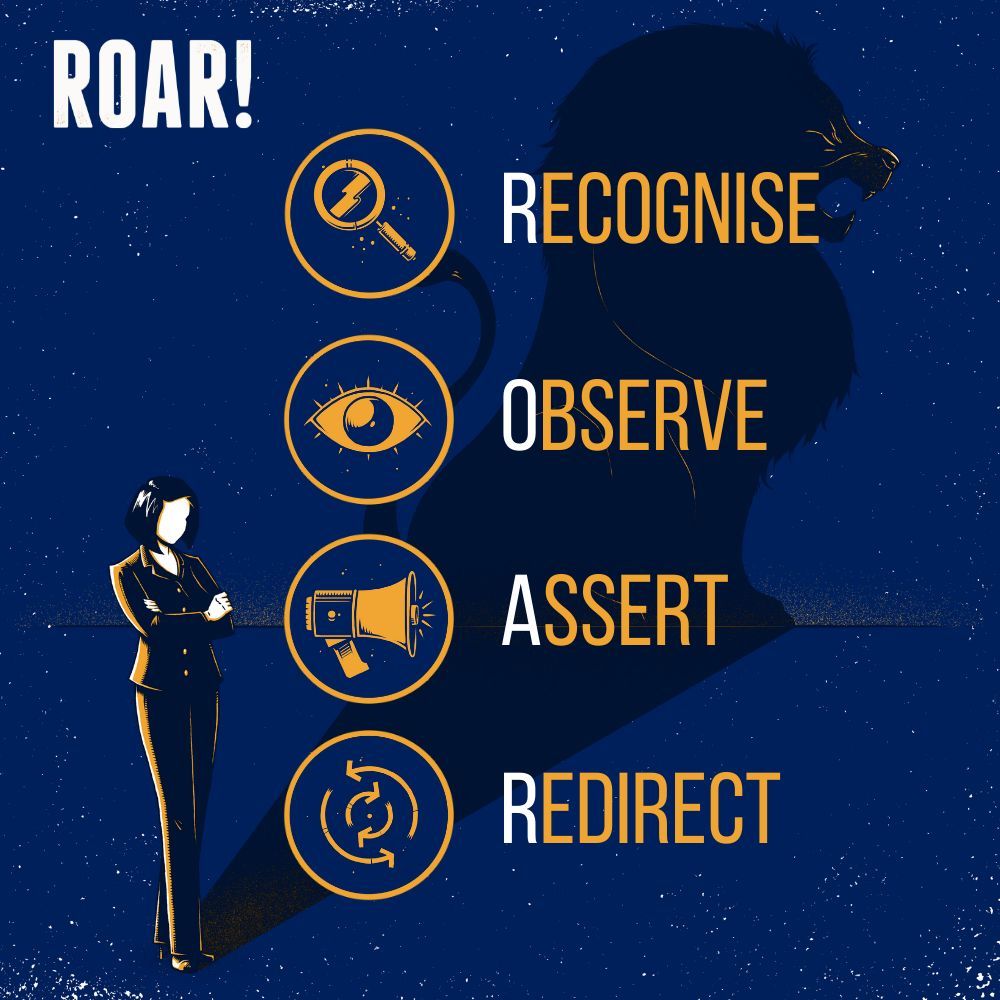 ▪️🟡 Courageous Conversations 🟡▪️ ROAR! is my four-step process for having courageous conversations - with yourself and others ROAR! stands for: Recognise - Observe - Assert - Redirect #conversations #conversationsthatmatter #ROAR #speakout #speakyourtruth