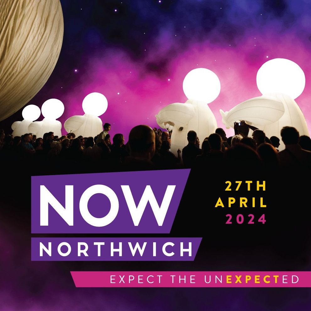 The fantastic, vibrant @NowNorthwich celebration is back on April 27th! They’re bringing an out-of-this-world explosion of international dance and street arts to our streets for your enjoyment. 💃🌍 #Northwich