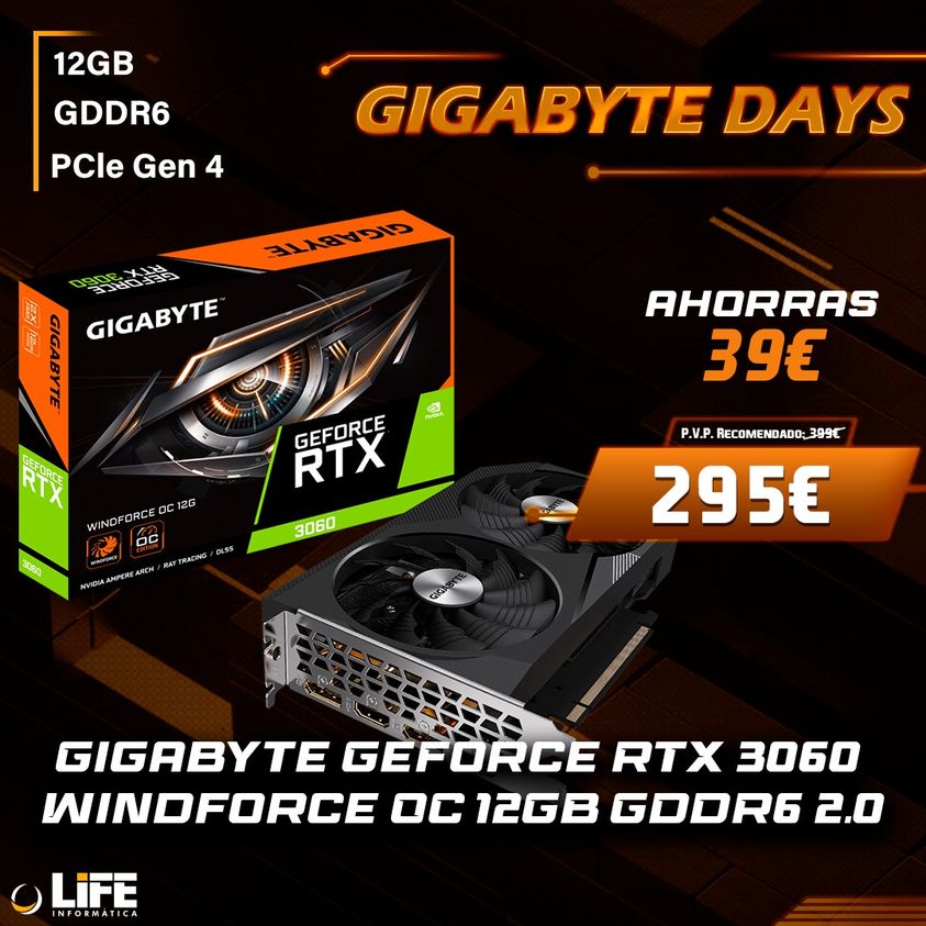 Una POTENTE y VERSÁTIL solución de gráficos diseñada por Nvidia tanto para jugadores como para creadores de contenido. Una oportunidad❗ÚNICA❗ para actualizar tu PC con lo MEJOR✨ Más info aquí 👉 n9.cl/bd6mi @aorus_es #LIFEinformatica #Aorus #GIGABYTE