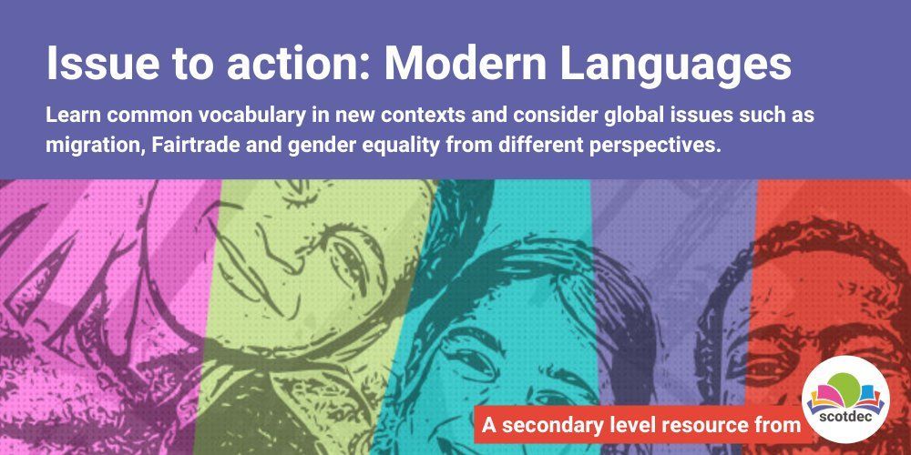 Languages + Global Citizenship go hand in hand 🤝 This free downloadable resource is for MFL teachers looking to explore common vocabulary through global issues: migration, Fairtrade + gender equality 🌍 #MFLtwitterati #MFLchat #scotlandloveslanguages buff.ly/3SJ6Av8