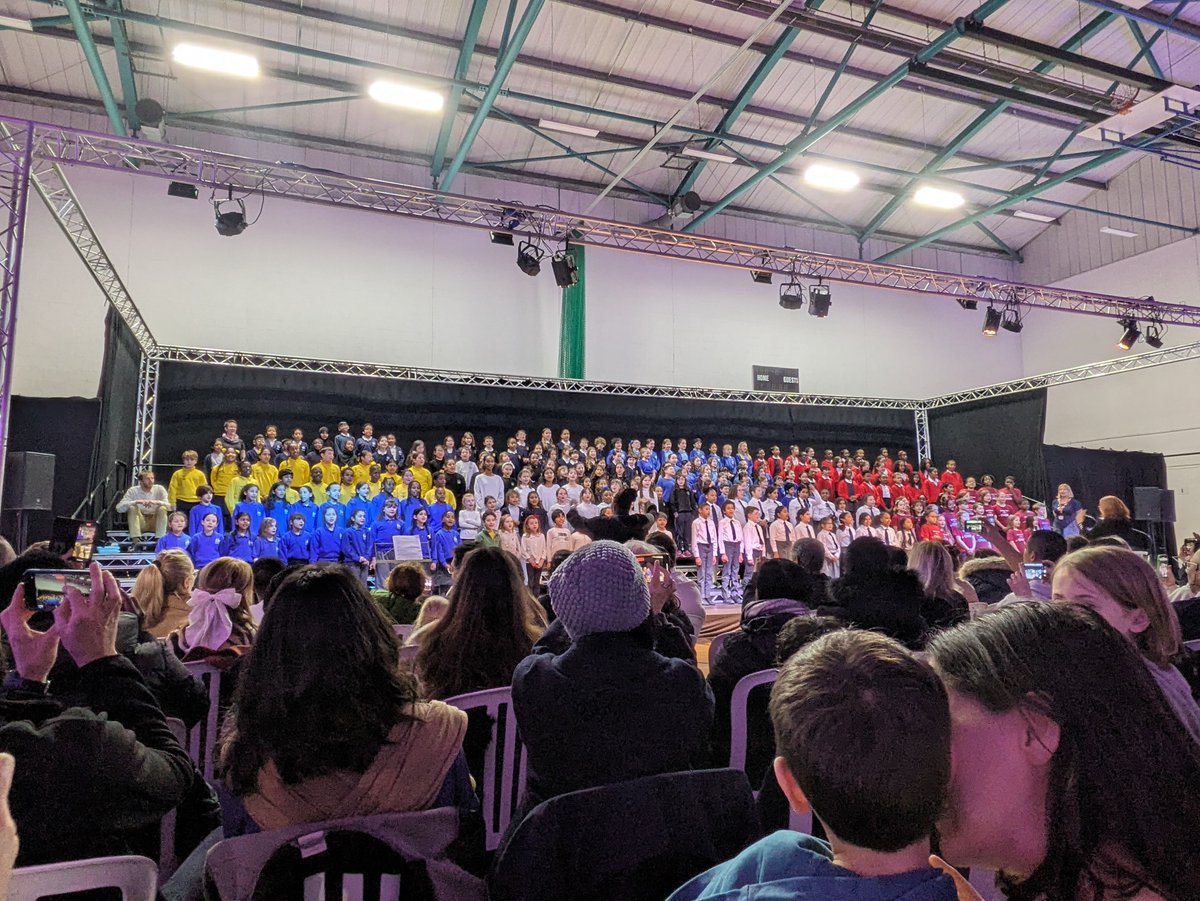 The school choir performed Zip-a-dee-doo-dah at the Camden Choirs concert. Well done everyone.