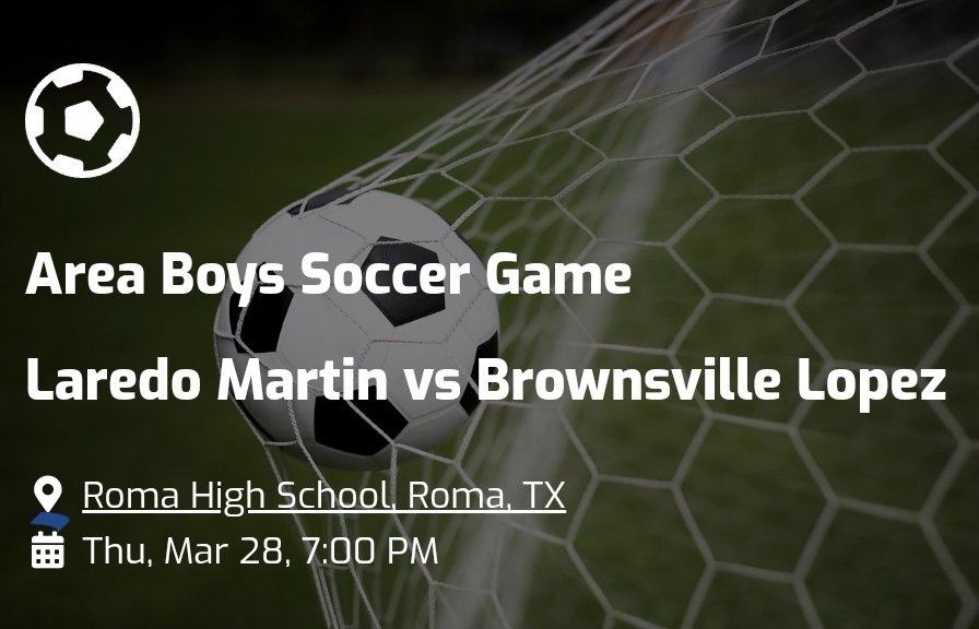 LHSLopezLobos's tweet photo. Area #Playoffs: Laredo Martin vs #LopezLobos at 7pm tonight @Roma HS. #LetsGoLobos 🐺⚽️ Get your tickets at: https://t.co/GFgFuh0XOa https://t.co/z1WjwmrS3P